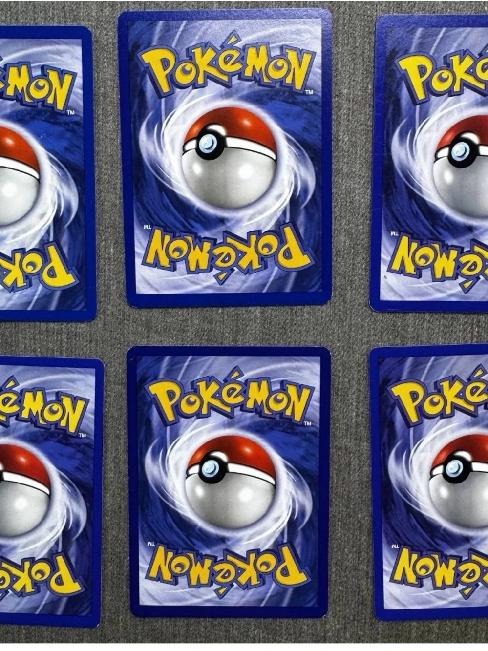 Vintage Pokemon Cards Base Set Basic Energy Lot of 6 - Original 1999 WOTC